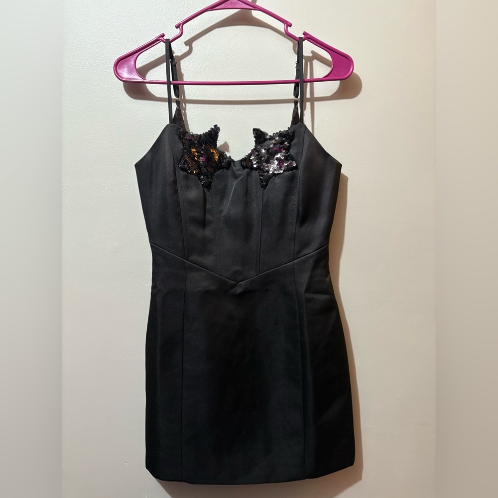 Nasty Gal Black Sheath Cocktail Dress